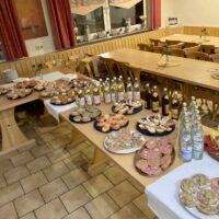 Häppchenbuffet im Vereinsheim